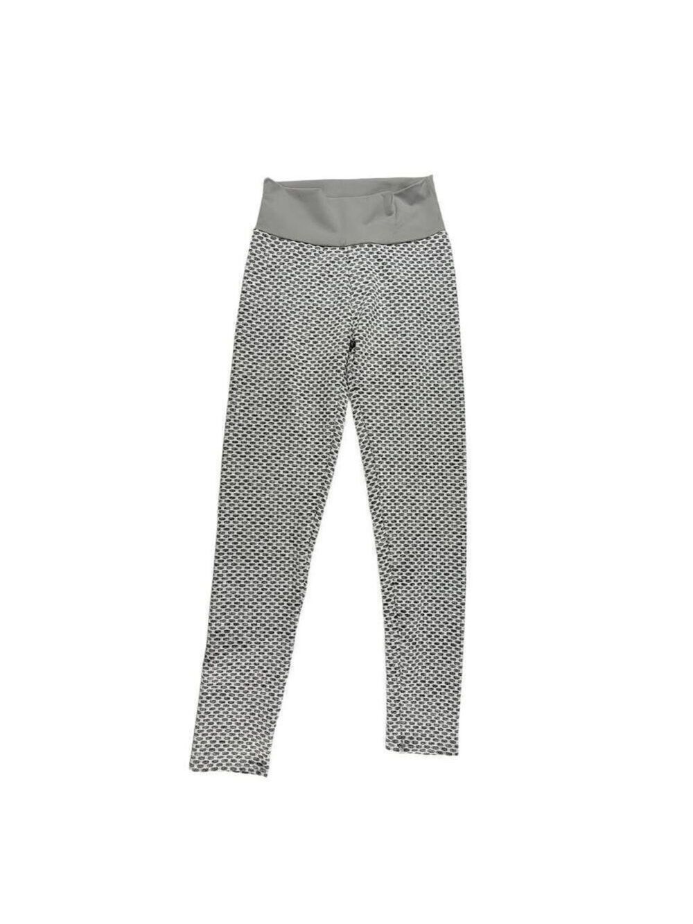 Honeycomb ruching leggings Two Tone  XS